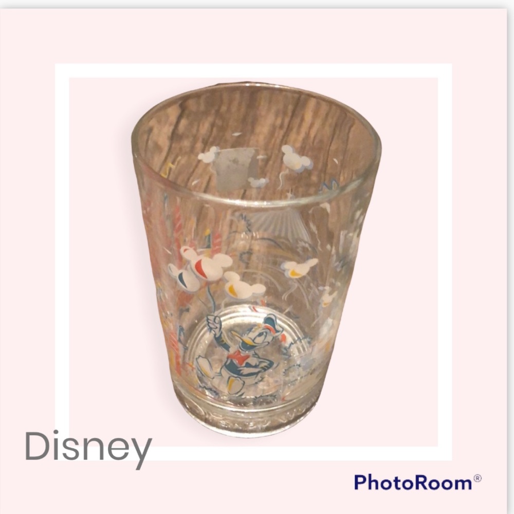 Vintage 1996 Disney Worlds 25th Anniv Glass